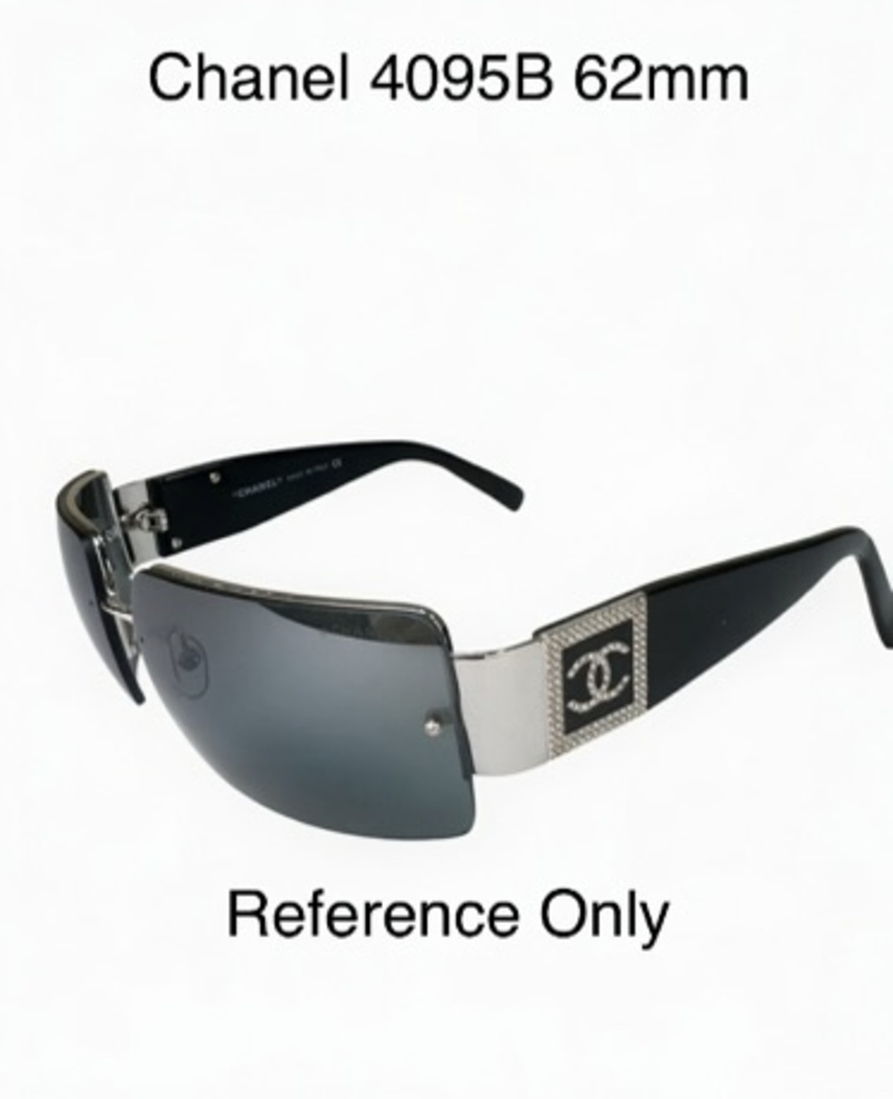 Chanel 4095B Sunglasses Factory Replacement Lenses Grey Mirror 62mm New
